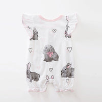 Load image into Gallery viewer, Baby Girls Cartoon Rompers Wholesale 22011319
