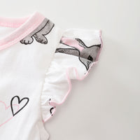 Load image into Gallery viewer, Baby Girls Cartoon Rompers Wholesale 22011319
