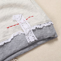 Load image into Gallery viewer, 2 Pieces Set Baby Kid Girls Letters Fruit Cartoon Print Tops And Embroidered Jeans Wholesale 22011411
