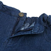 Load image into Gallery viewer, 2 Pieces Set Baby Kid Girls Solid Color Tops And Color-blocking Jeans Wholesale 220114134
