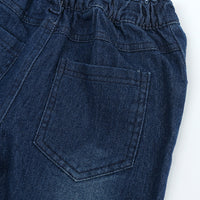 Load image into Gallery viewer, 2 Pieces Set Baby Kid Girls Solid Color Tops And Color-blocking Jeans Wholesale 220114134
