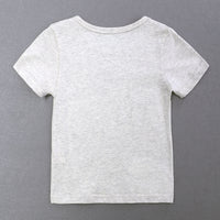 Load image into Gallery viewer, 3 Pieces Set Baby Kid Boys Letters Cartoon Print T-Shirts And Checked Bow Shirts And Ripped Jeans Wholesale 220114142
