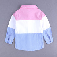 Load image into Gallery viewer, 2 Pieces Set Baby Kid Boys Color-blocking Shirts And Ripped Jeans Wholesale 220114143
