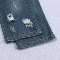 Load image into Gallery viewer, 2 Pieces Set Baby Kid Boys Color-blocking Shirts And Ripped Jeans Wholesale 220114143
