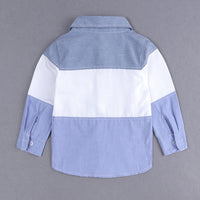 Load image into Gallery viewer, 2 Pieces Set Baby Kid Boys Color-blocking Shirts And Ripped Jeans Wholesale 220114144
