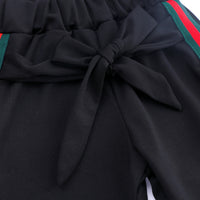 Load image into Gallery viewer, 2 Pieces Set Baby Kid Girls Solid Color Tops And Pants Wholesale 220114202
