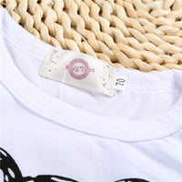 Load image into Gallery viewer, 2 Pieces Set Baby Unisex Letters Print Tops And Cartoon Pants Sleepwears Wholesale 22011423
