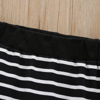 Load image into Gallery viewer, 3 Pieces Set Baby Unisex Halloween Letters Print Rompers And Striped Pants And Hats Wholesale 220114280
