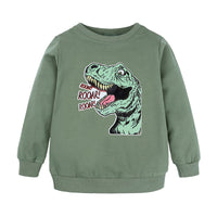 Load image into Gallery viewer, Baby Kid Boys Letters Animals Cartoon Print Hoodies Swearshirts Wholesale 220114309
