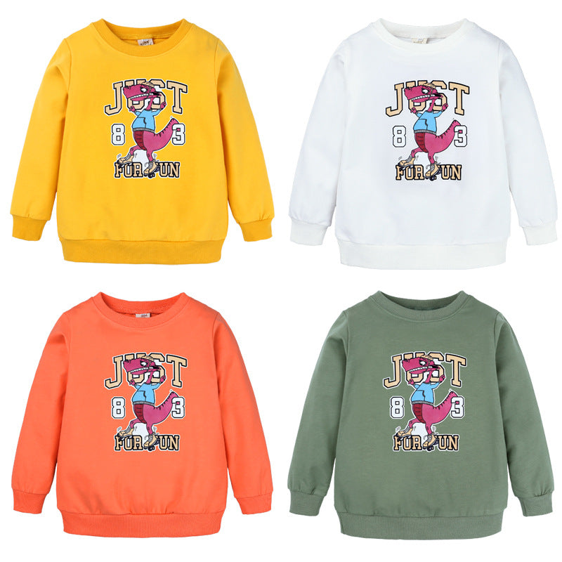 Baby Kid Boys Letters Animals Cartoon Print Hoodies Swearshirts Wholesale 574511886