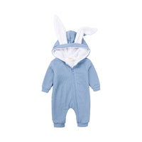 Load image into Gallery viewer, Baby Unisex Solid Color Muslin&amp;Ribbed Jumpsuits Wholesale 220114338
