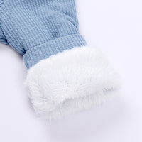 Load image into Gallery viewer, Baby Unisex Solid Color Muslin&amp;Ribbed Jumpsuits Wholesale 220114338
