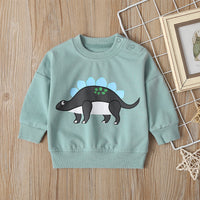 Load image into Gallery viewer, 2 Pieces Set Baby Kid Unisex Cartoon Print Tops And Love heart Pants Wholesale 220114344
