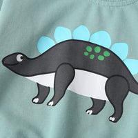 Load image into Gallery viewer, 2 Pieces Set Baby Kid Unisex Cartoon Print Tops And Love heart Pants Wholesale 220114344
