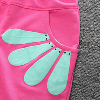 Load image into Gallery viewer, 2 Pieces Set Baby Kid Girls Flower Animals Print Tops And Pants Wholesale 22011435
