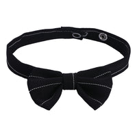 Load image into Gallery viewer, 2 Pieces Set Baby Boys Birthday Party Solid Color Bow Shirts And Striped Jumpsuits Wholesale 2201143642
