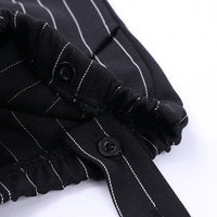 Load image into Gallery viewer, 2 Pieces Set Baby Boys Birthday Party Solid Color Bow Shirts And Striped Jumpsuits Wholesale 2201143642
