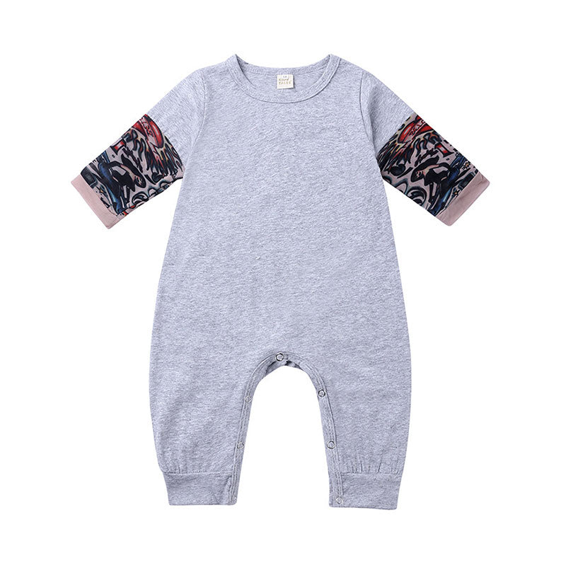 Baby Boys Cartoon Print Jumpsuits Wholesale 220114369