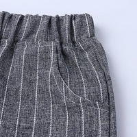 Load image into Gallery viewer, 3 Pieces Set Baby Kid Boys Solid Color Shirts Striped Vests Waistcoats And Pants Wholesale 220114393
