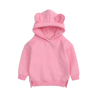 Load image into Gallery viewer, Baby Kid Girls Solid Color Hoodies Swearshirts Wholesale 220114413
