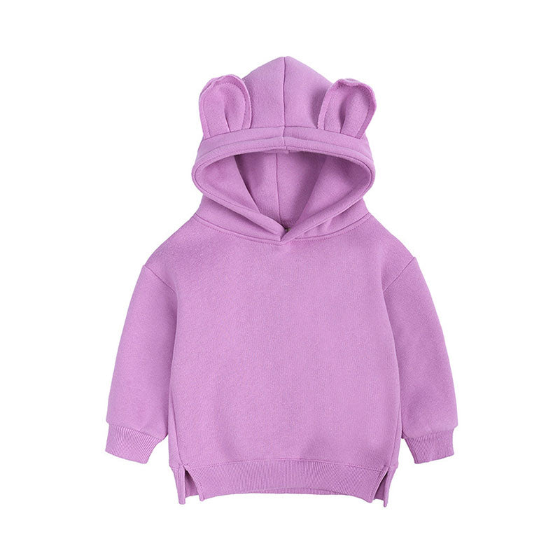 Baby Kid Girls Solid Color Hoodies Swearshirts Wholesale 220114413