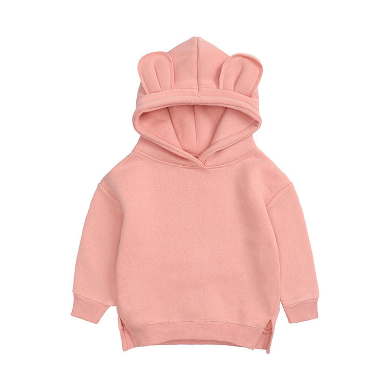 Kid Unisex Solid Color Hoodies&Swearshirts Wholesale 220114418