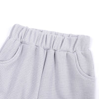 Load image into Gallery viewer, 2 Pieces Set Baby Kid Unisex Solid Color Striped Tops And Pants Wholesale 220114428
