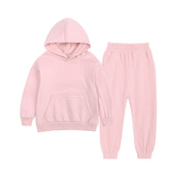 Load image into Gallery viewer, 2 Pieces Set Baby Kid Big Kid Unisex Sports Solid Color Hoodies&amp;Swearshirts And Pants Wholesale 048011885
