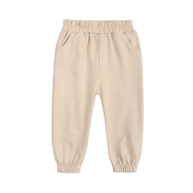 Baby Kid Big Kid Unisex Solid Color Pants Wholesale 220114436