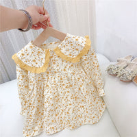 Load image into Gallery viewer, Baby Kid Girls Flower Print Dresses Wholesale 220114458

