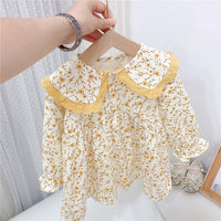 Load image into Gallery viewer, Baby Kid Girls Flower Print Dresses Wholesale 220114458
