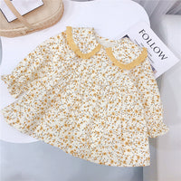 Load image into Gallery viewer, Baby Kid Girls Flower Print Dresses Wholesale 220114458
