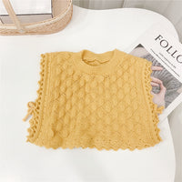 Load image into Gallery viewer, Baby Kid Girls Solid Color Crochet Vests&amp;Waistcoats And Flower Print Dresses Wholesale 220114475
