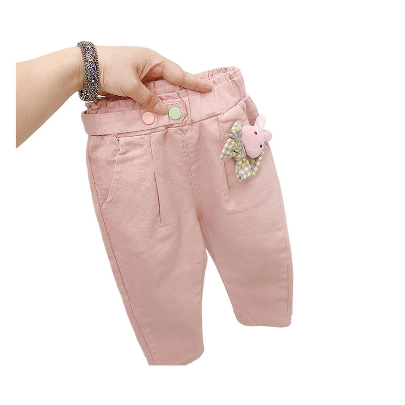 Baby Kid Girls Cartoon Bow Pants Wholesale 220114478