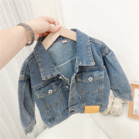 Load image into Gallery viewer, Baby Kid Girls Solid Color Jackets Outwears And Flower Print Dresses Wholesale 220114489
