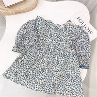 Load image into Gallery viewer, Baby Kid Girls Solid Color Jackets Outwears And Flower Print Dresses Wholesale 220114489
