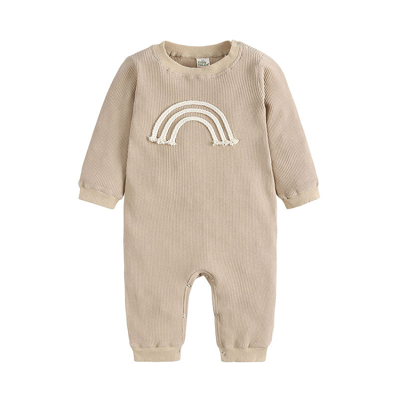 Baby Unisex Embroidered Jumpsuits Wholesale 220114511