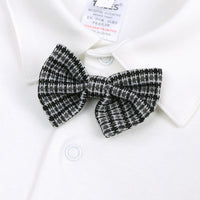 Load image into Gallery viewer, 3 Pieces Set Baby Kid Boys Checked Bow Print Vests&amp;Waistcoats Pants And Solid Color Shirts Wholesale 220114515
