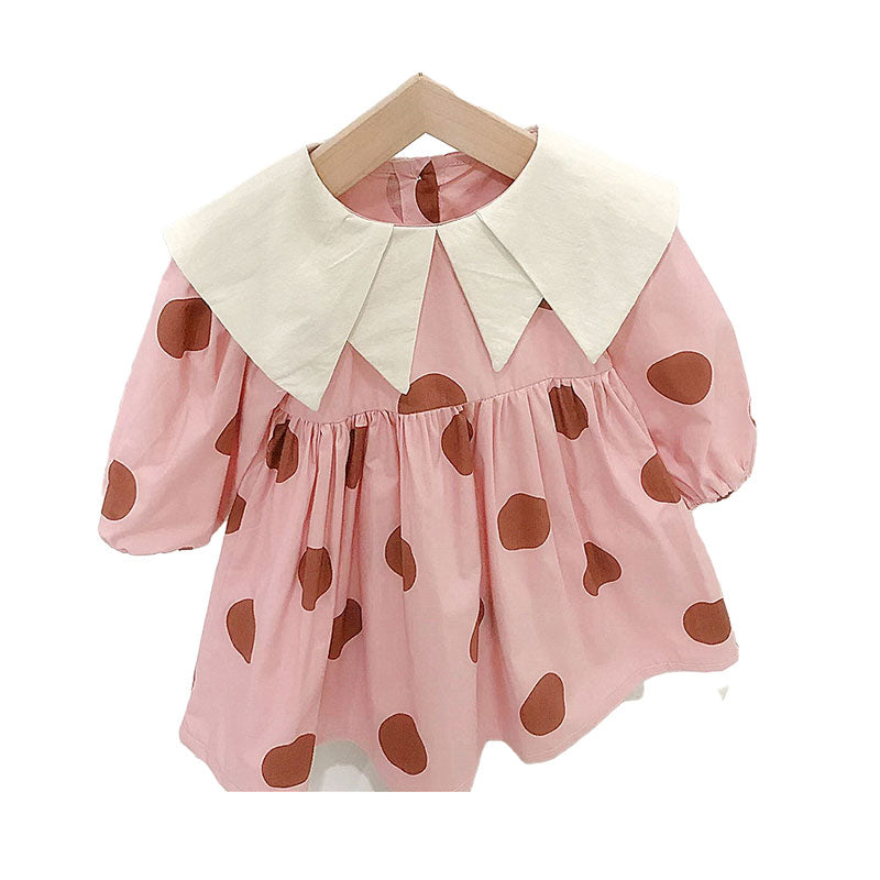 Baby Kid Girls Polka dots Dresses Wholesale 220114548