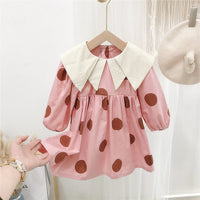 Load image into Gallery viewer, Baby Kid Girls Polka dots Dresses Wholesale 220114548
