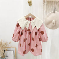 Load image into Gallery viewer, Baby Kid Girls Polka dots Dresses Wholesale 220114548
