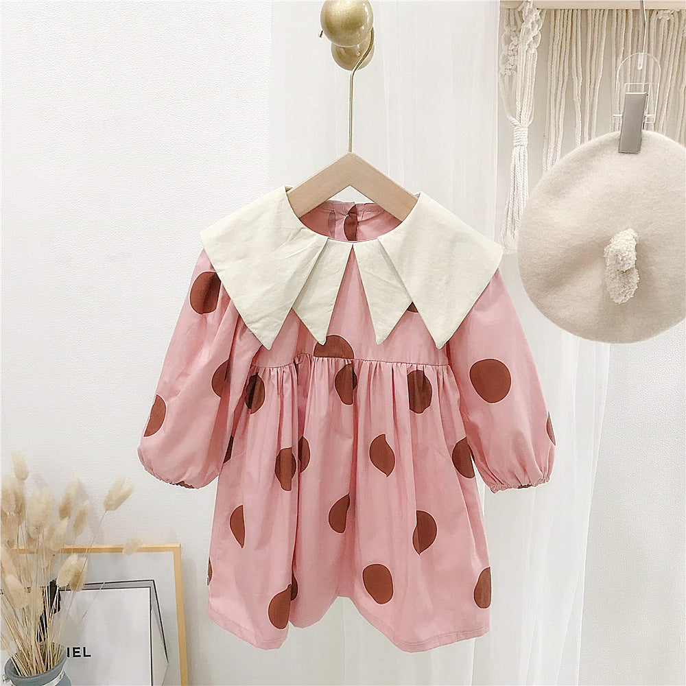 Baby Kid Girls Polka dots Dresses Wholesale 220114548