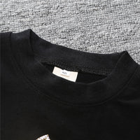 Load image into Gallery viewer, 2 Pieces Set Baby Kid Boys Print Tops And Solid Color Pants Wholesale 22011458
