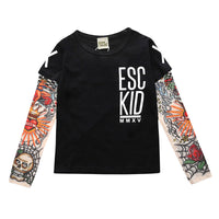 Load image into Gallery viewer, Baby Kid Boys Color-blocking Print Tops Wholesale 22011466
