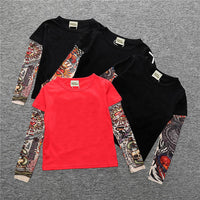 Load image into Gallery viewer, Baby Kid Boys Color-blocking Print Tops Wholesale 22011466
