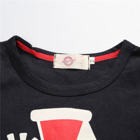 Load image into Gallery viewer, 3 Pieces Set Baby Kid Boys Car Cartoon T-Shirts Checked Shirts And Striped Jumpsuits Wholesale 22011447
