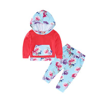 Load image into Gallery viewer, 2 Pieces Set Baby Boys Solid Color Hoodies Swearshirts And Pants Wholesale 22011475
