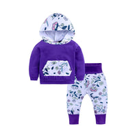 Load image into Gallery viewer, 2 Pieces Set Baby Boys Solid Color Hoodies Swearshirts And Pants Wholesale 22011475
