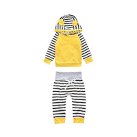Load image into Gallery viewer, 2 Pieces Set Baby Boys Solid Color Hoodies Swearshirts And Pants Wholesale 22011475
