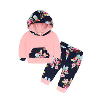 Load image into Gallery viewer, 2 Pieces Set Baby Boys Solid Color Hoodies Swearshirts And Pants Wholesale 22011475
